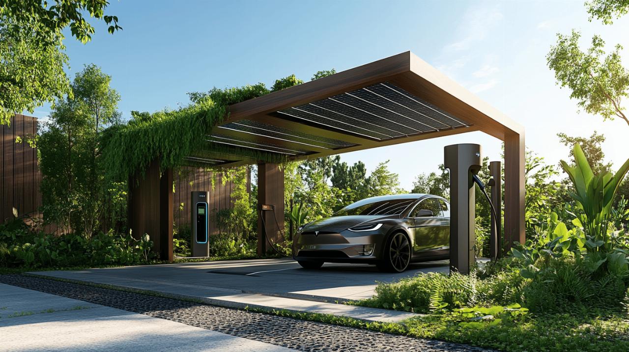 Comment installer une borne de recharge solaire pour votre vehicule electrique